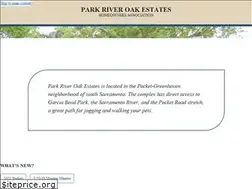 Sites similar to parkriveroakestates.com