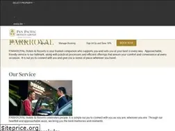 Sites similar to parkroyalhotels.com