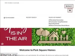 Sites similar to parksquarehomes.com