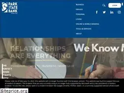 Sites similar to parkstatebank.com