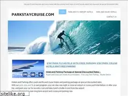 Sites similar to parkstaycruise.com
