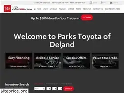 Sites similar to parkstoyotaofdeland.com