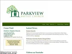 Sites similar to parkview-baptist-church.org