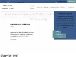 Sites similar to parkwaysonprairiecreekapts.com