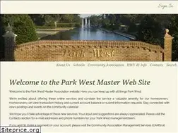 Sites similar to parkwestmaster.com