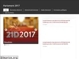 Sites similar to parlament2017.cat