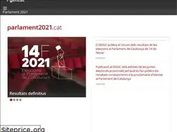 Sites similar to parlament2021.cat