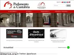 Sites similar to parlamento-cantabria.es