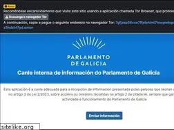 Sites similar to parlamentodegalicia.com