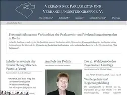 Sites similar to parlamentsstenografen.de