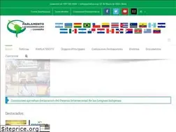 Sites similar to parlatino.org