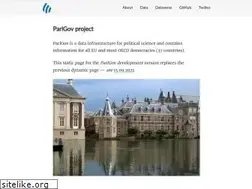 Sites similar to parlgov.org