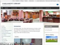 Sites similar to parliamentlibraryindia.nic.in