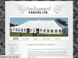 Sites similar to parliamentparties.com