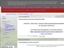 Sites similar to paroissesainteclotilde42.cef.fr