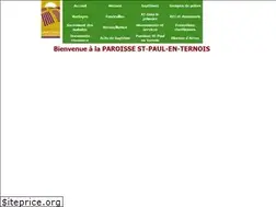 Sites similar to paroissesaintpaulenternois.com