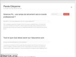 Sites similar to parolecitoyenne.org