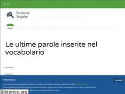 Sites similar to paroledascoprire.it