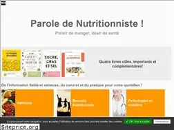 Sites similar to paroledenutritionniste.com