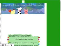 Sites similar to paroles-chansons-enfants.com