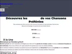 Sites similar to paroles-lyrics.fr