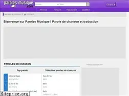 Sites similar to paroles-musique.fr