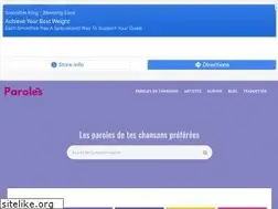Sites similar to paroles.co