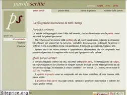 Sites similar to parolescritte.it