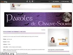 Sites similar to parolesdechauvesouris.over-blog.com