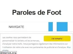 Sites similar to parolesdefoot.com