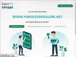 Sites similar to parolesdegalere.net