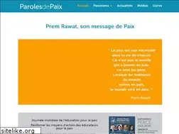 Sites similar to parolesdepaix.fr