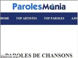 Sites similar to parolesmania.com
