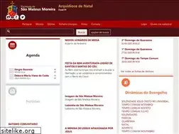 Sites similar to paroquiamateusmoreira.com.br