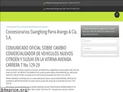 Sites similar to parraarango.com.co