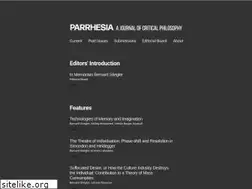 Sites similar to parrhesiajournal.org