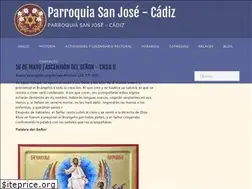 Sites similar to parroquiasanjosecadiz.net