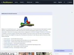 Sites similar to parrotforums.com
