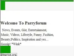 Sites similar to parryforum.blogspot.com