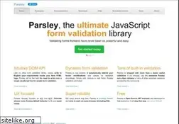 Sites similar to parsleyjs.org