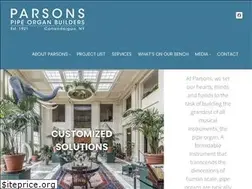 Sites similar to parsonsorgans.com