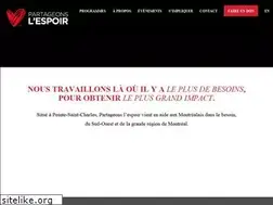 Sites similar to partageonslespoir.ca