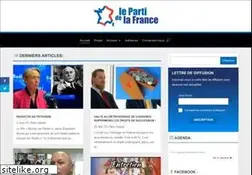 Sites similar to parti-de-la-france.fr