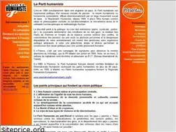Sites similar to parti-humaniste-france.org