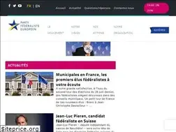 Sites similar to parti.lesfederalistes.eu