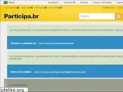 Sites similar to participa.br