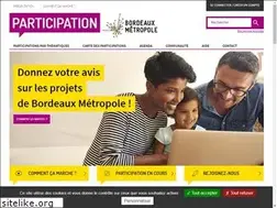 Sites similar to participation.bordeaux-metropole.fr