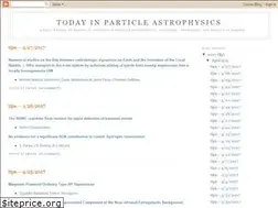 Sites similar to particle-astro.blogspot.de