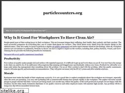 Sites similar to particlecounters.org