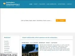 Sites similar to particulierevakantiewoning.nl